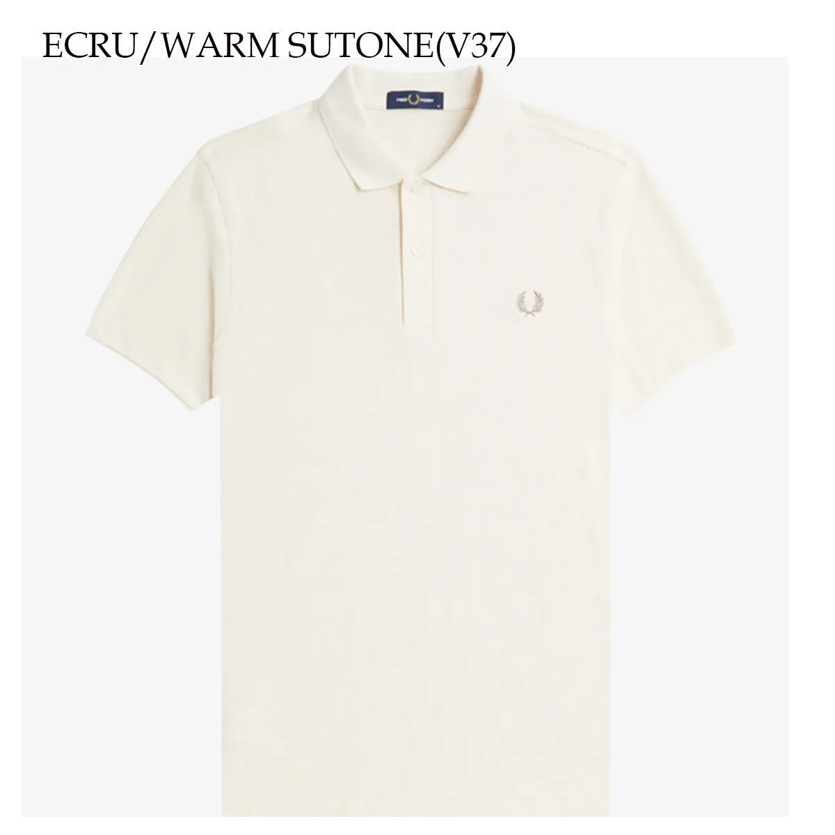 FRED PERRY  |Unisex Street Style Plain Cotton Khaki Logo Polos