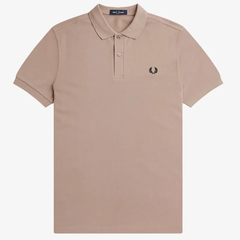 FRED PERRY  |Unisex Street Style Plain Cotton Khaki Logo Polos