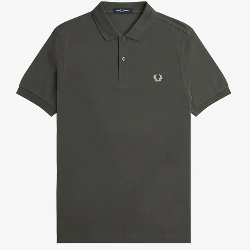 FRED PERRY  |Unisex Street Style Plain Cotton Khaki Logo Polos