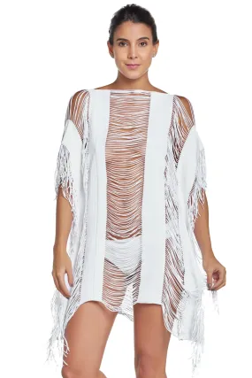 Fringe High Neck Tunic