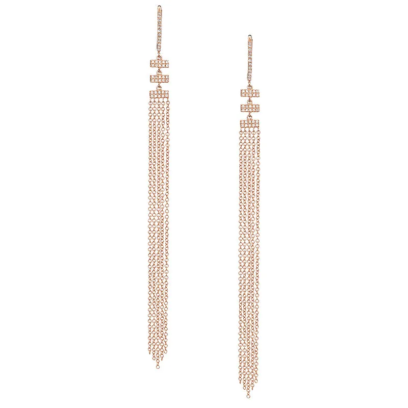 Georgette  Fringe Earrings