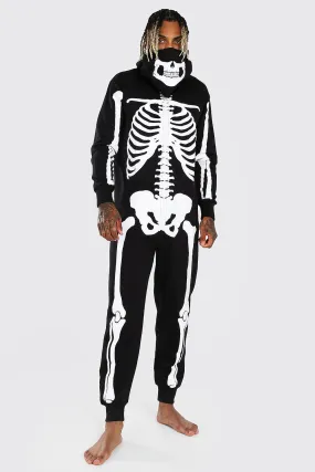 Halloween Skeleton Snood Onesie