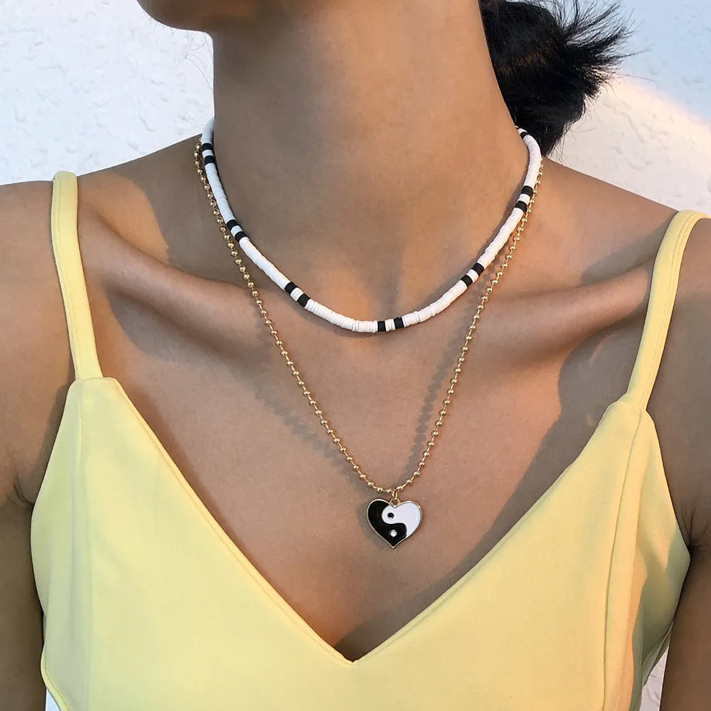 Heart   Bohemian Fashion Simple Necklace