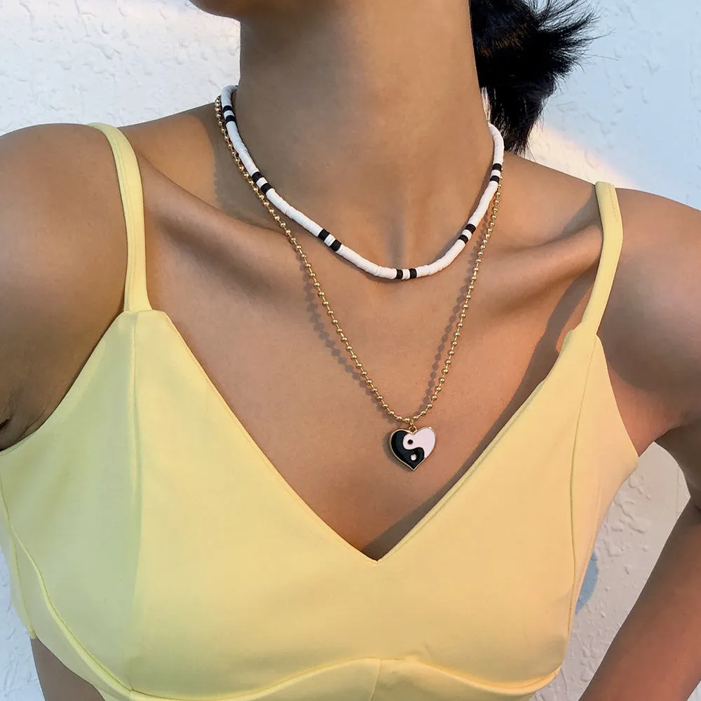 Heart   Bohemian Fashion Simple Necklace