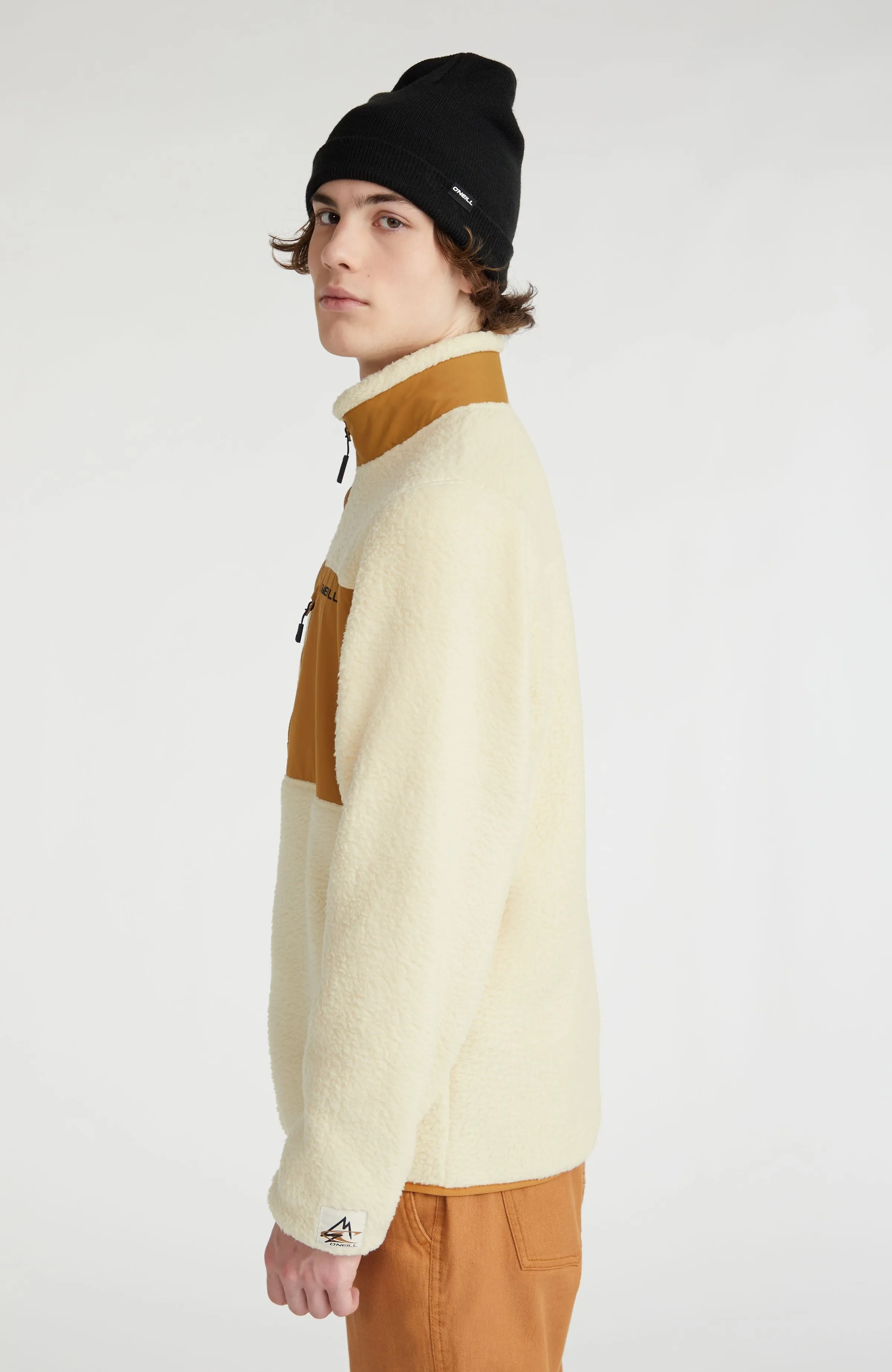 High-Pile Full-Zip Fleece | Muslin