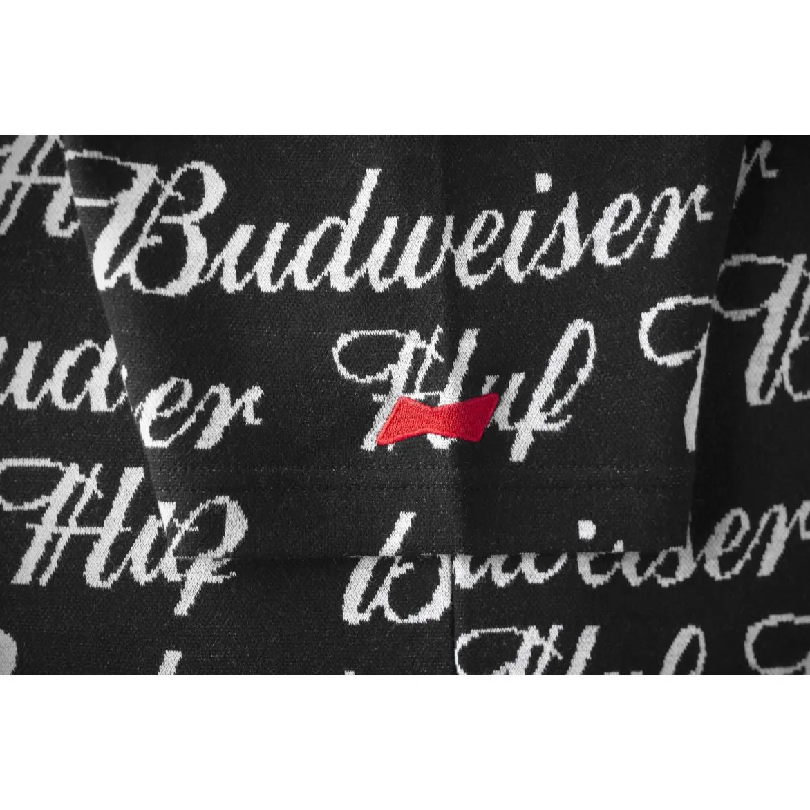 HUF X BUDWEISER KNIT TOP // BLACK