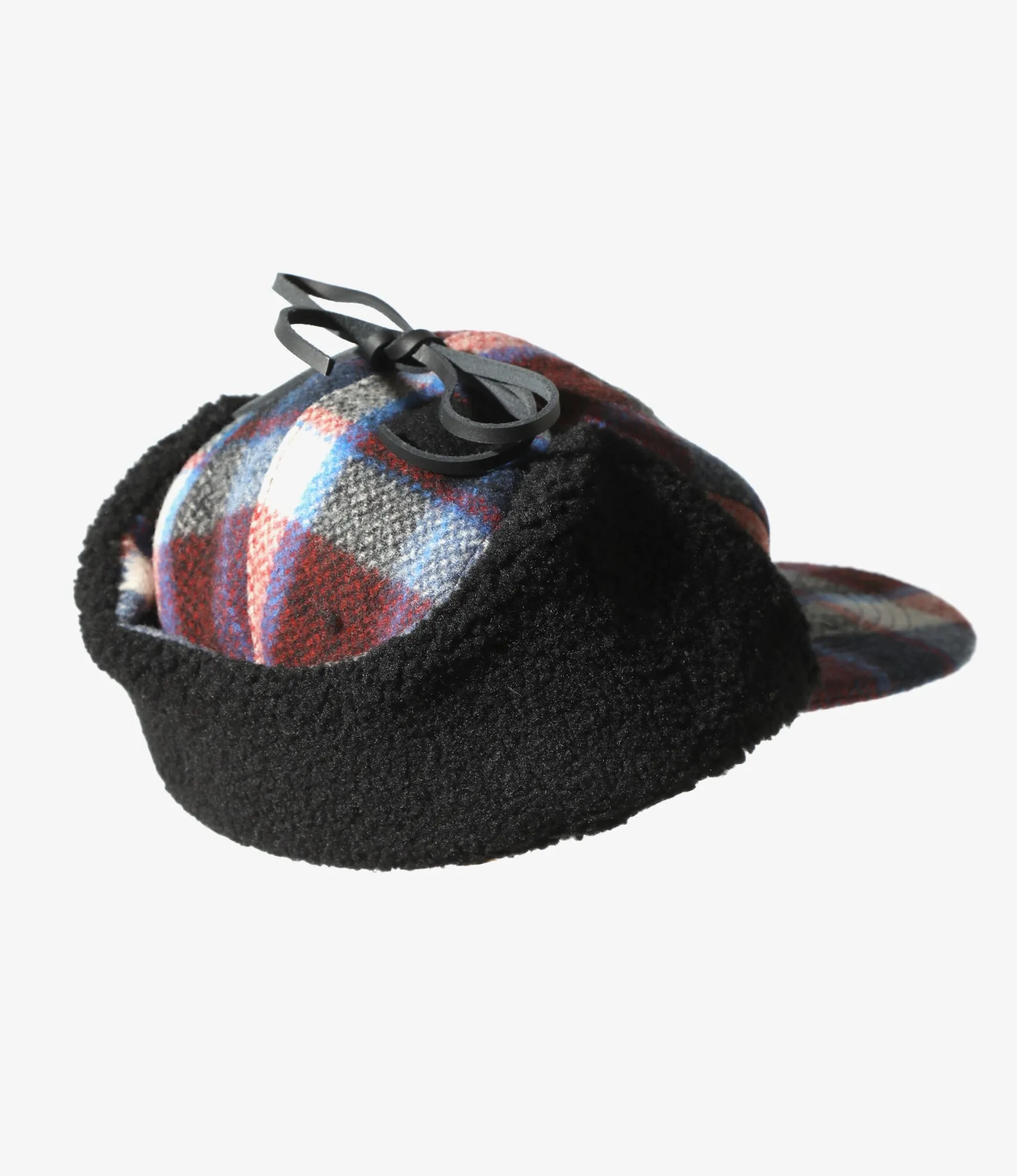 Hunting Cap – Plaid Melton Wool