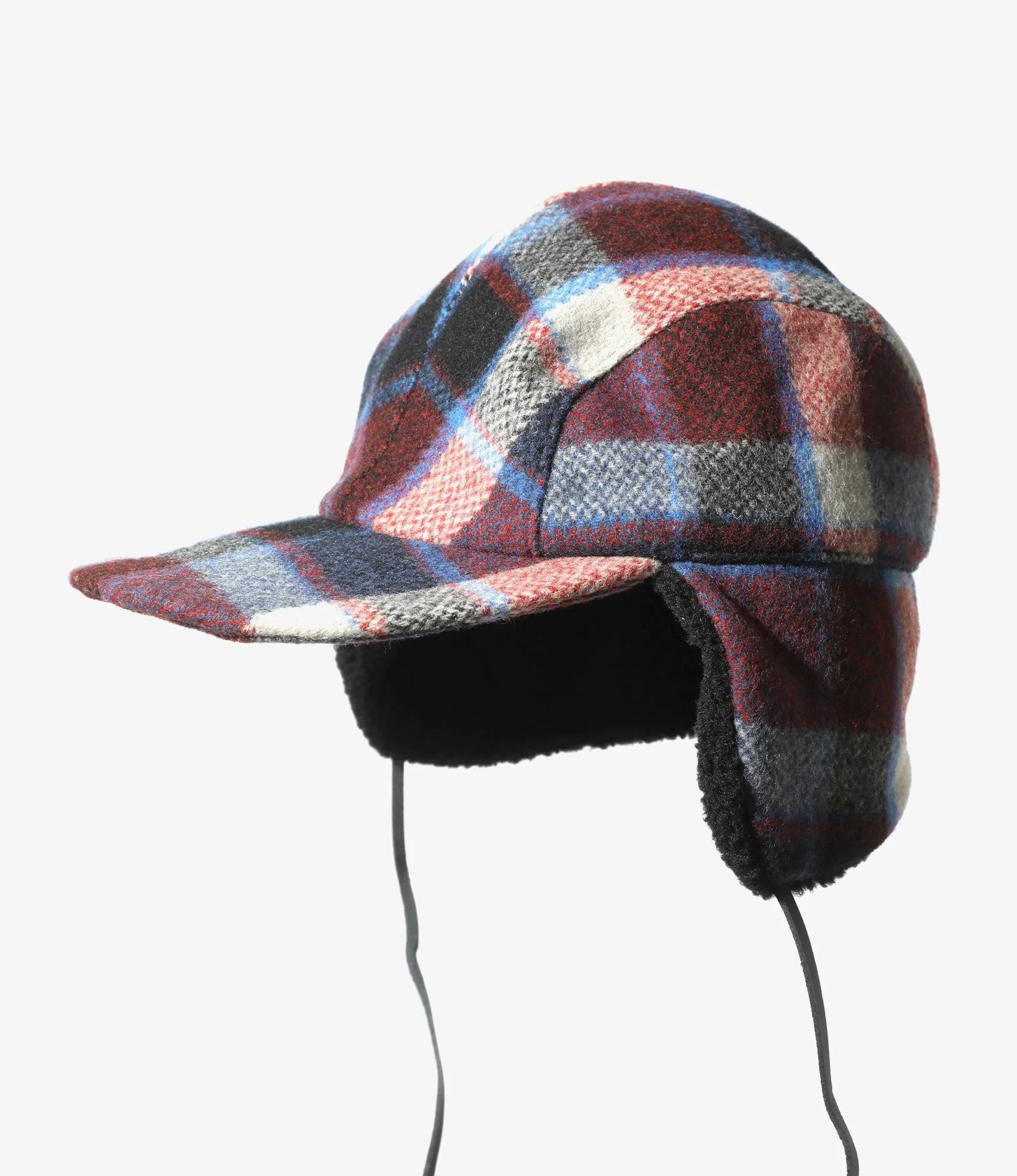 Hunting Cap – Plaid Melton Wool