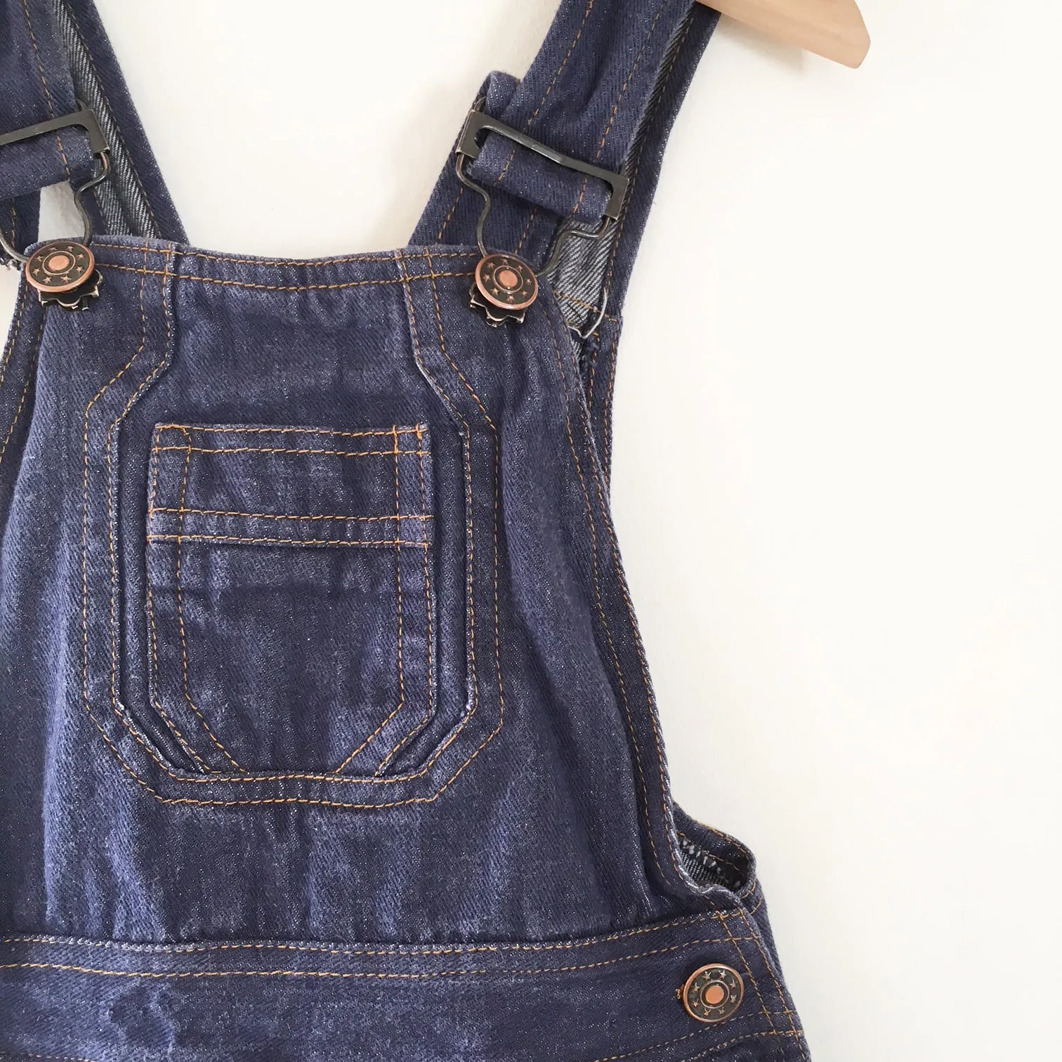 Indigo denim Overalls size 5-6