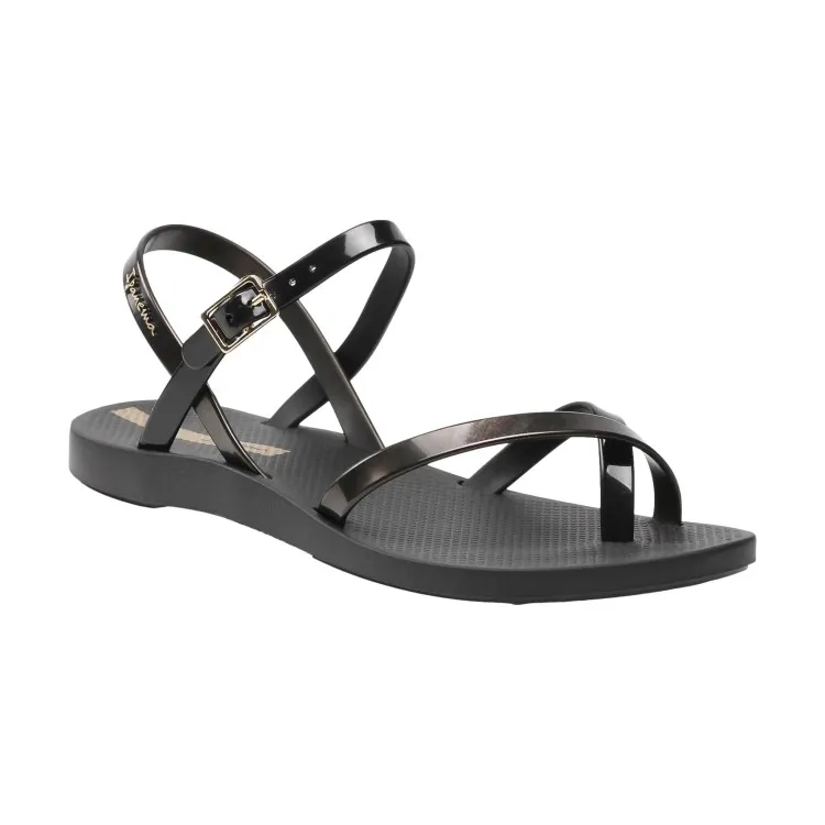 Ipanema 82842 Fashion VIII Sandalo Infradito con Cinturino Donna Black Gold