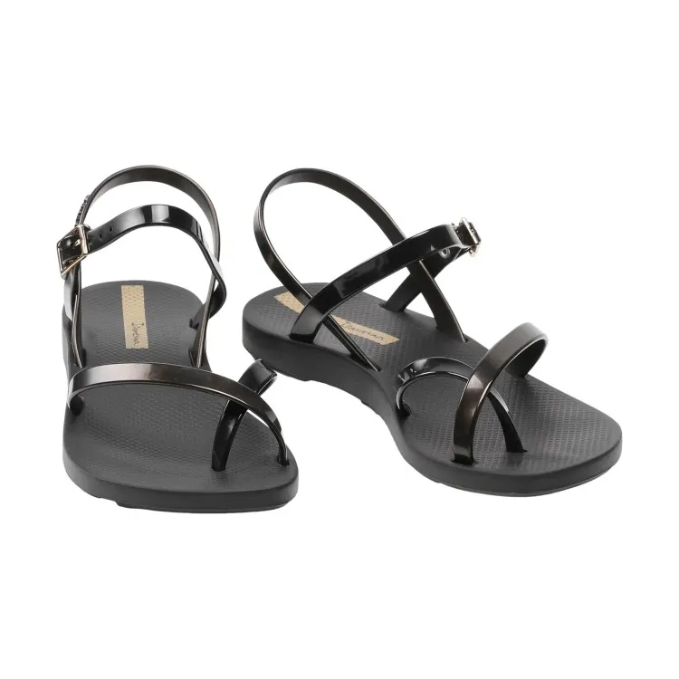 Ipanema 82842 Fashion VIII Sandalo Infradito con Cinturino Donna Black Gold