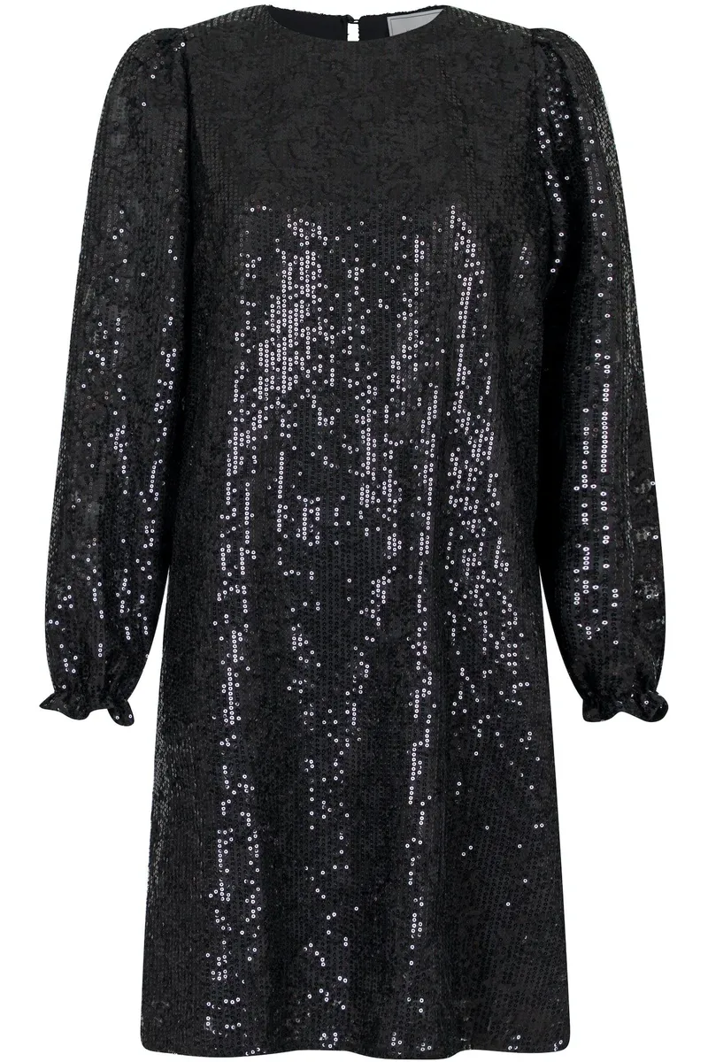 Isobel Sequins Dress 161279 | Black | Kjole fra Neo Noir