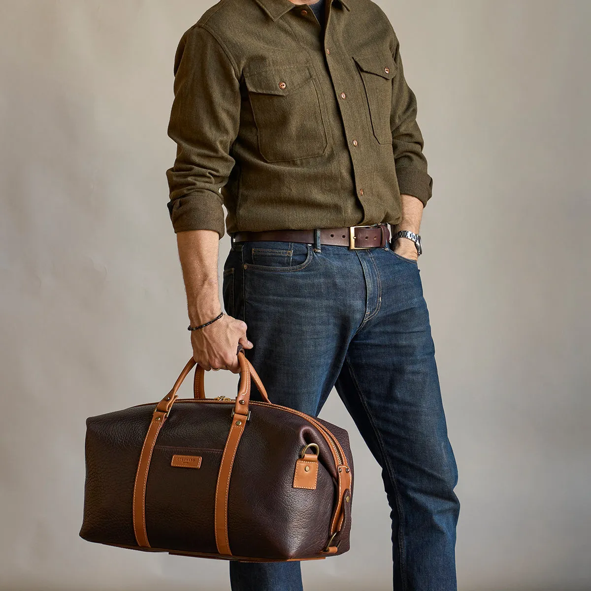 Jackson Bison Duffel No.105 | Brown LE x 10