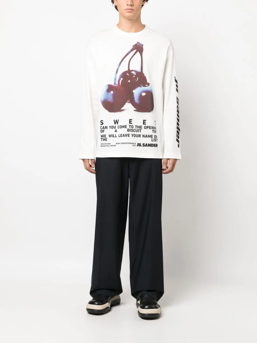 Jil Sander Fashion    Jil Sander Fashion Printed Cotton T Shirt