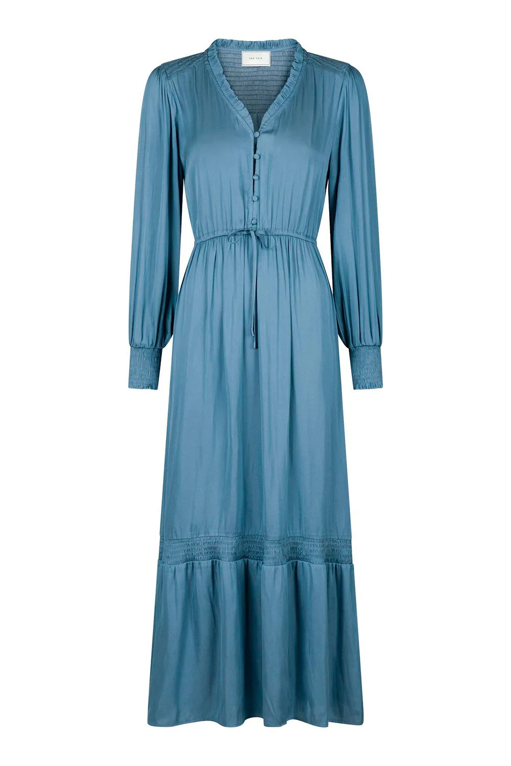 Jools Satin Dress | Blue | Kjole fra Neo Noir