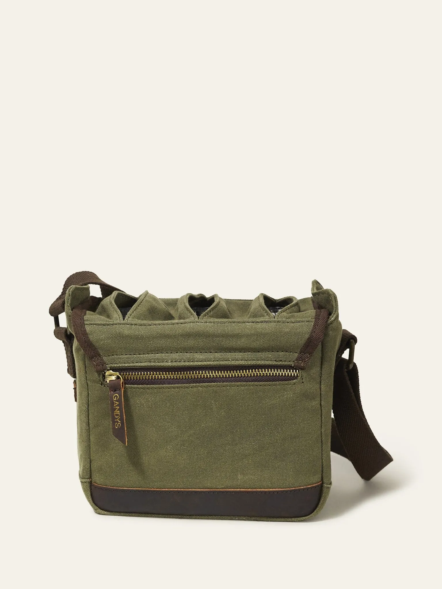 Khaki Narmada Waxed Cotton Caddy