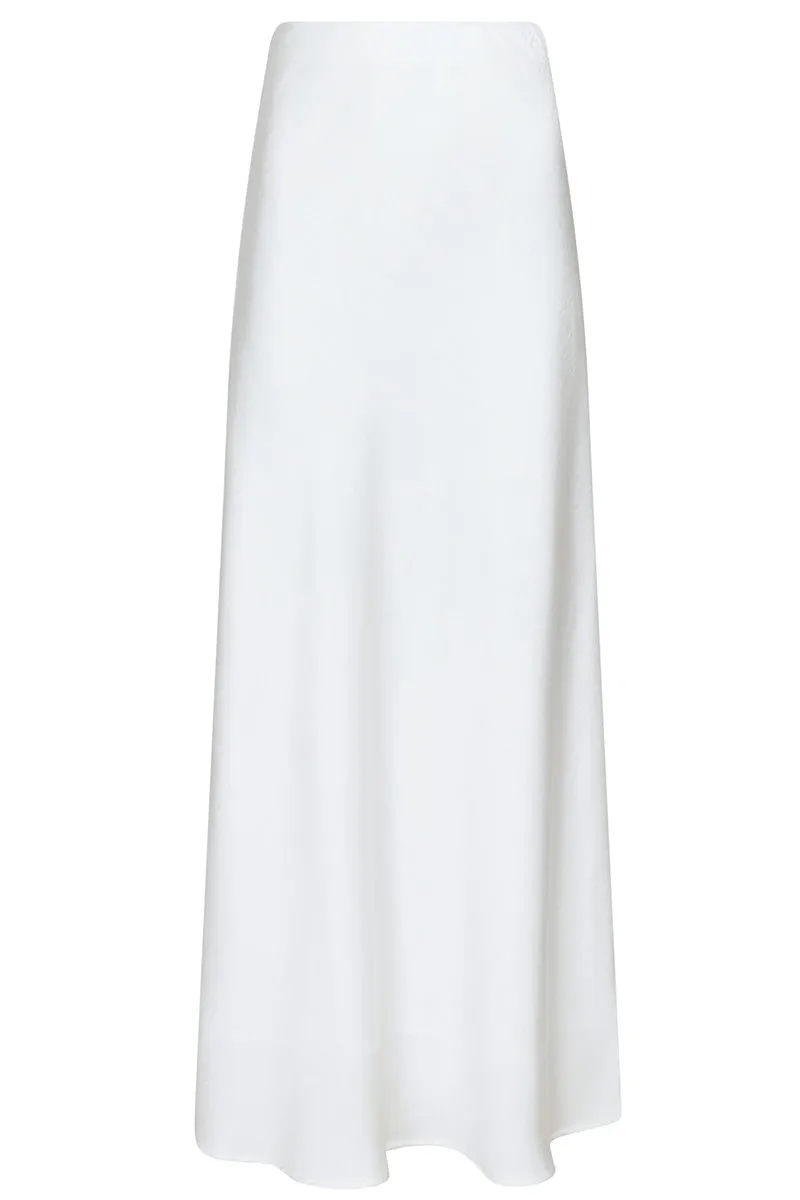 Klea Heavy Sateen Skirt 159650 | White | Nederdel fra Neo Noir