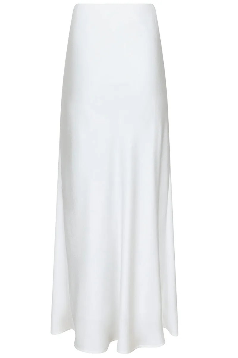 Klea Heavy Sateen Skirt 159650 | White | Nederdel fra Neo Noir