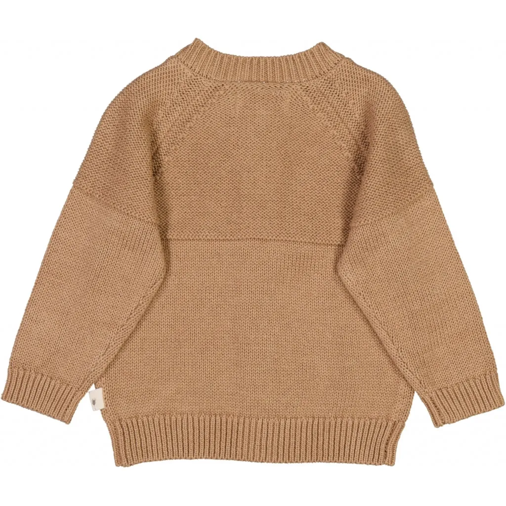 Knit Cardigan Eddy - affogato