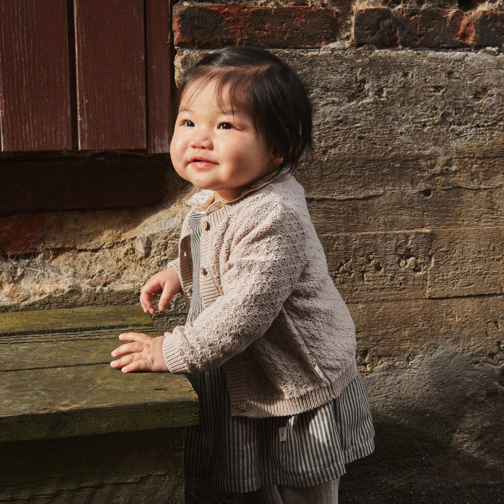 Knit Cardigan Magnella | Baby - soft beige