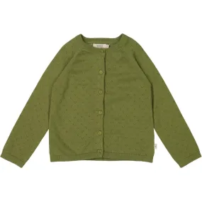 Knit Cardigan Maja - winter moss