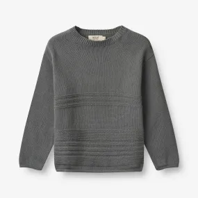 Knit Pullover Gunnar - autumn sky