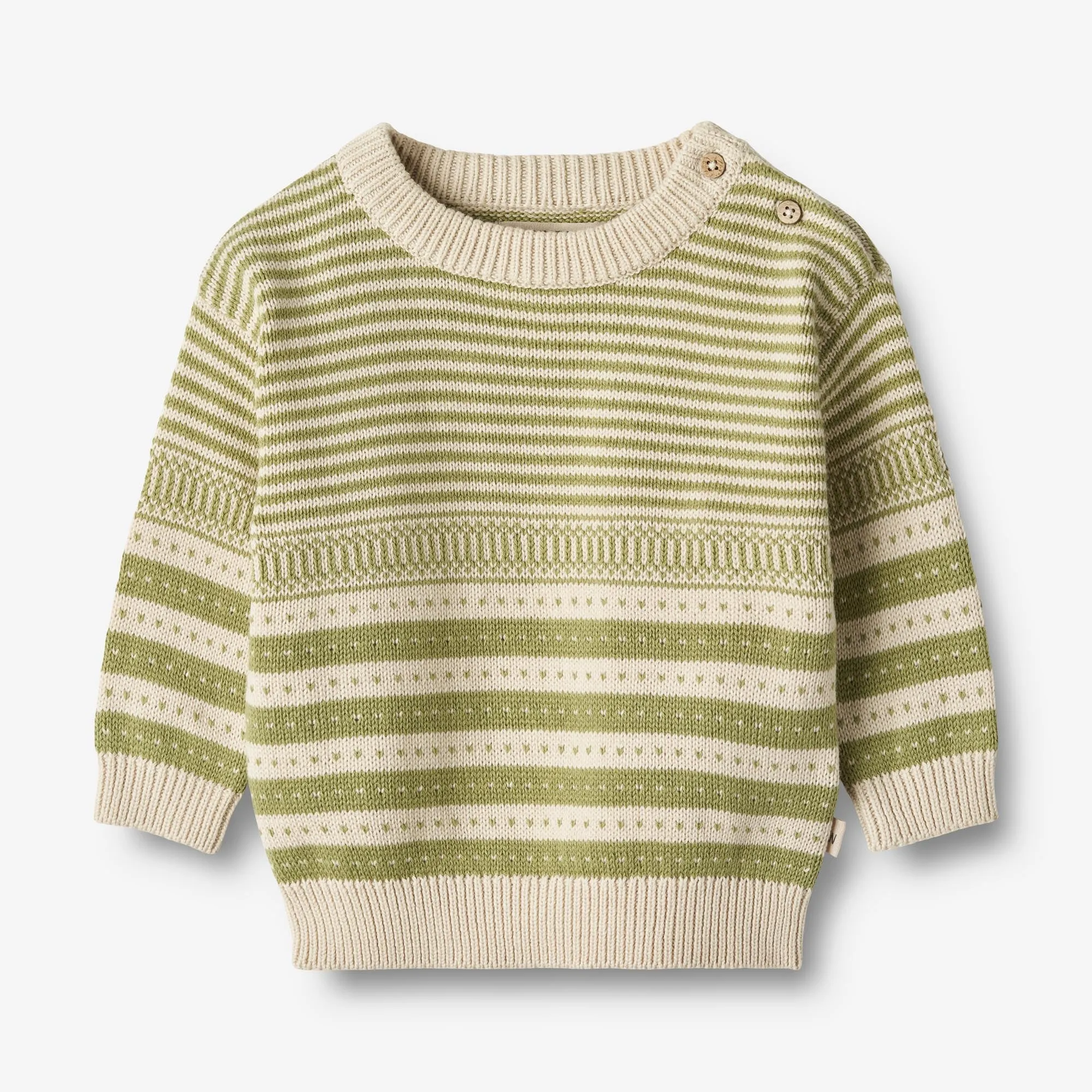 Knit Pullover Janus - sage