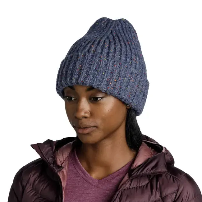 Knitted & Fleece Band Beanie - Kim Water