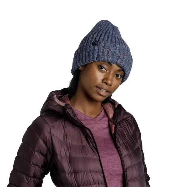 Knitted & Fleece Band Beanie - Kim Water