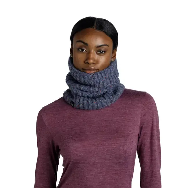 Knitted & Fleece Neckwarmer - Kim Water