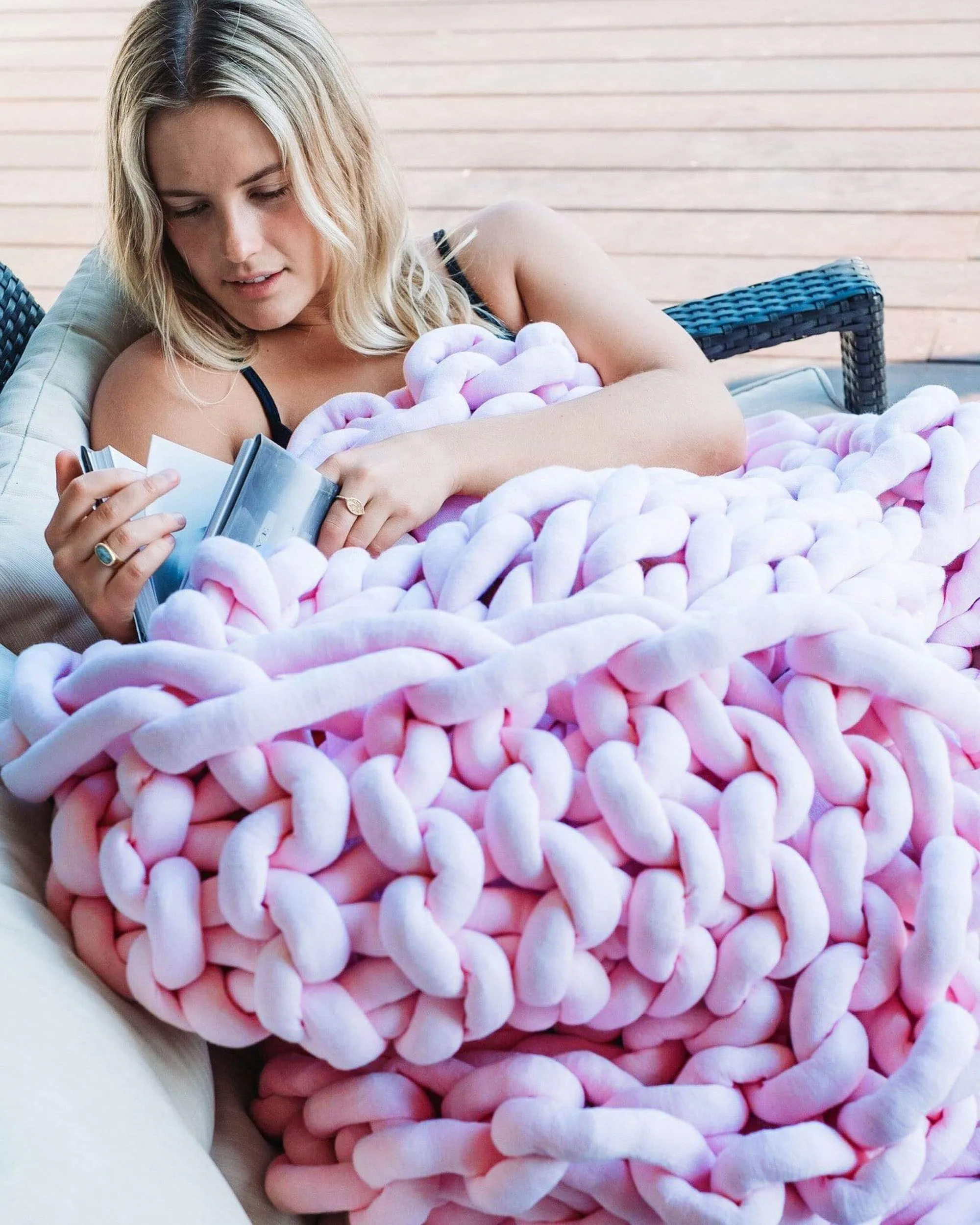 Knitted Weighted Blanket