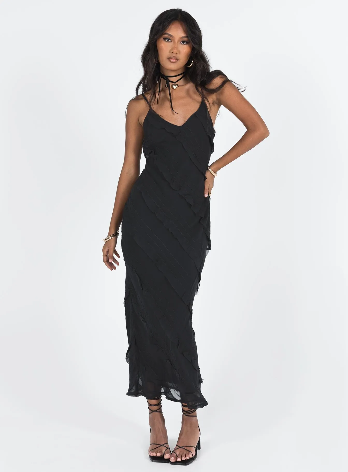 Lars Maxi Dress Black