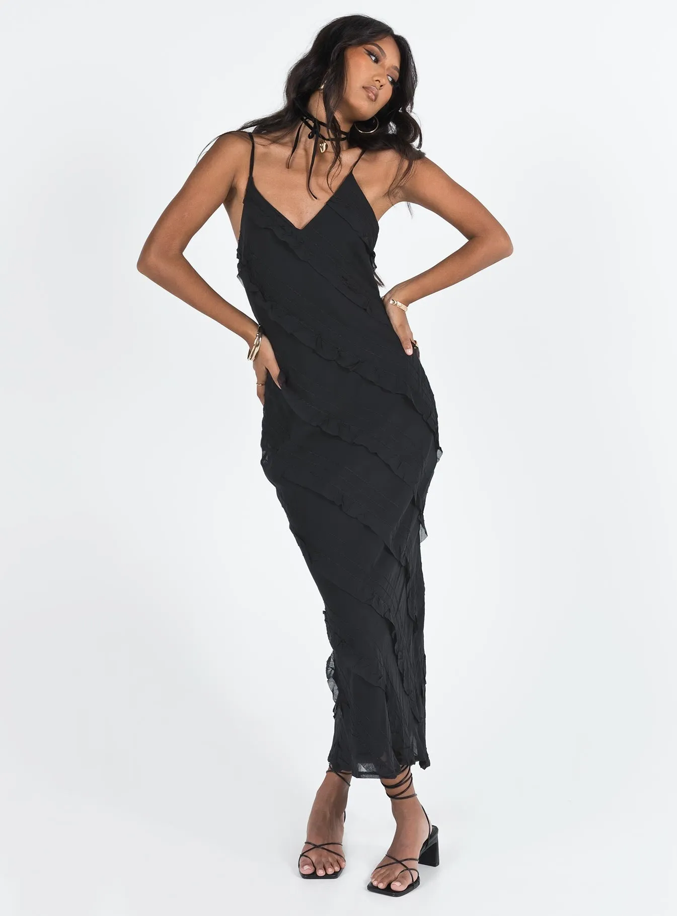 Lars Maxi Dress Black