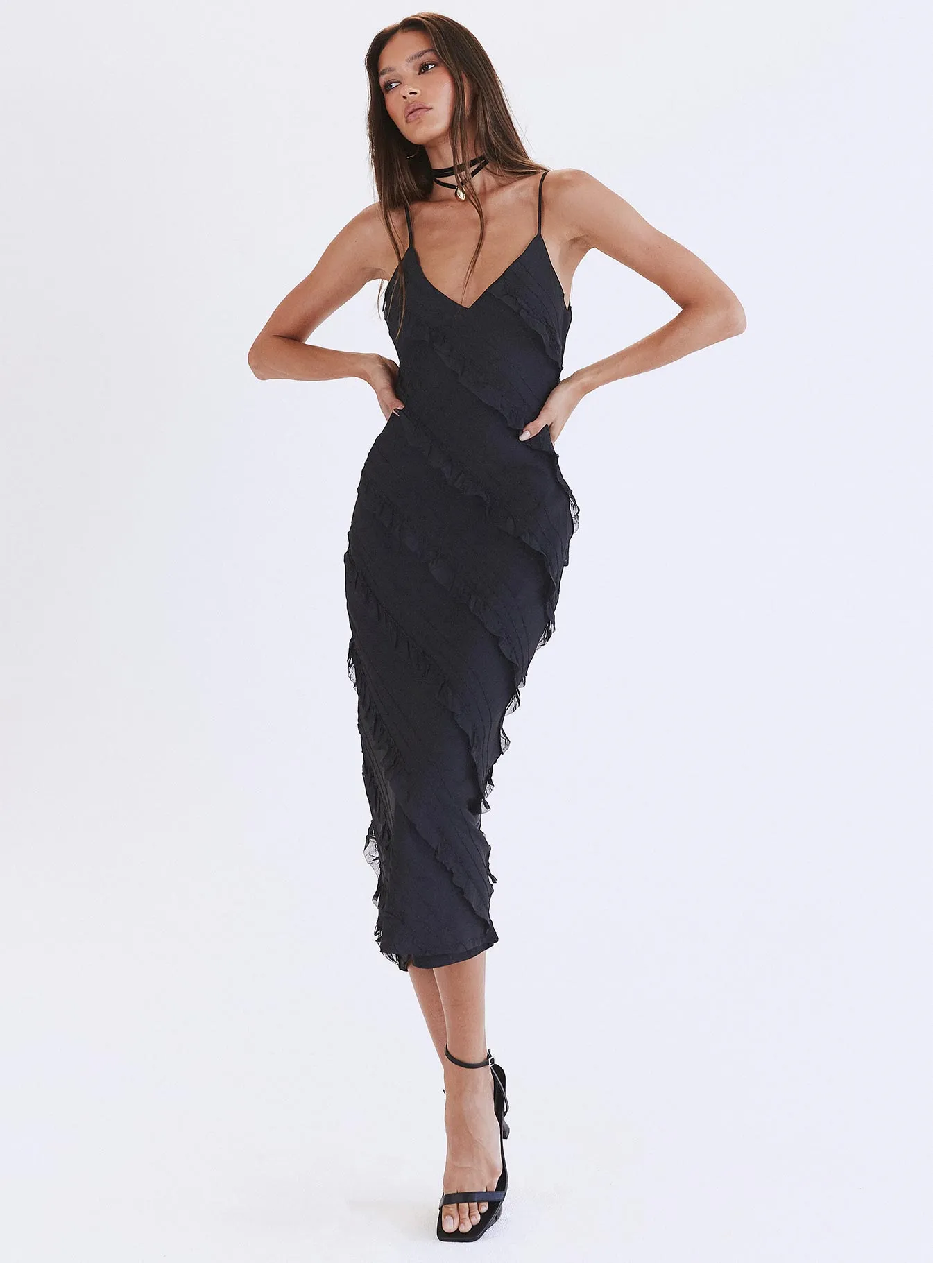 Lars Maxi Dress Black