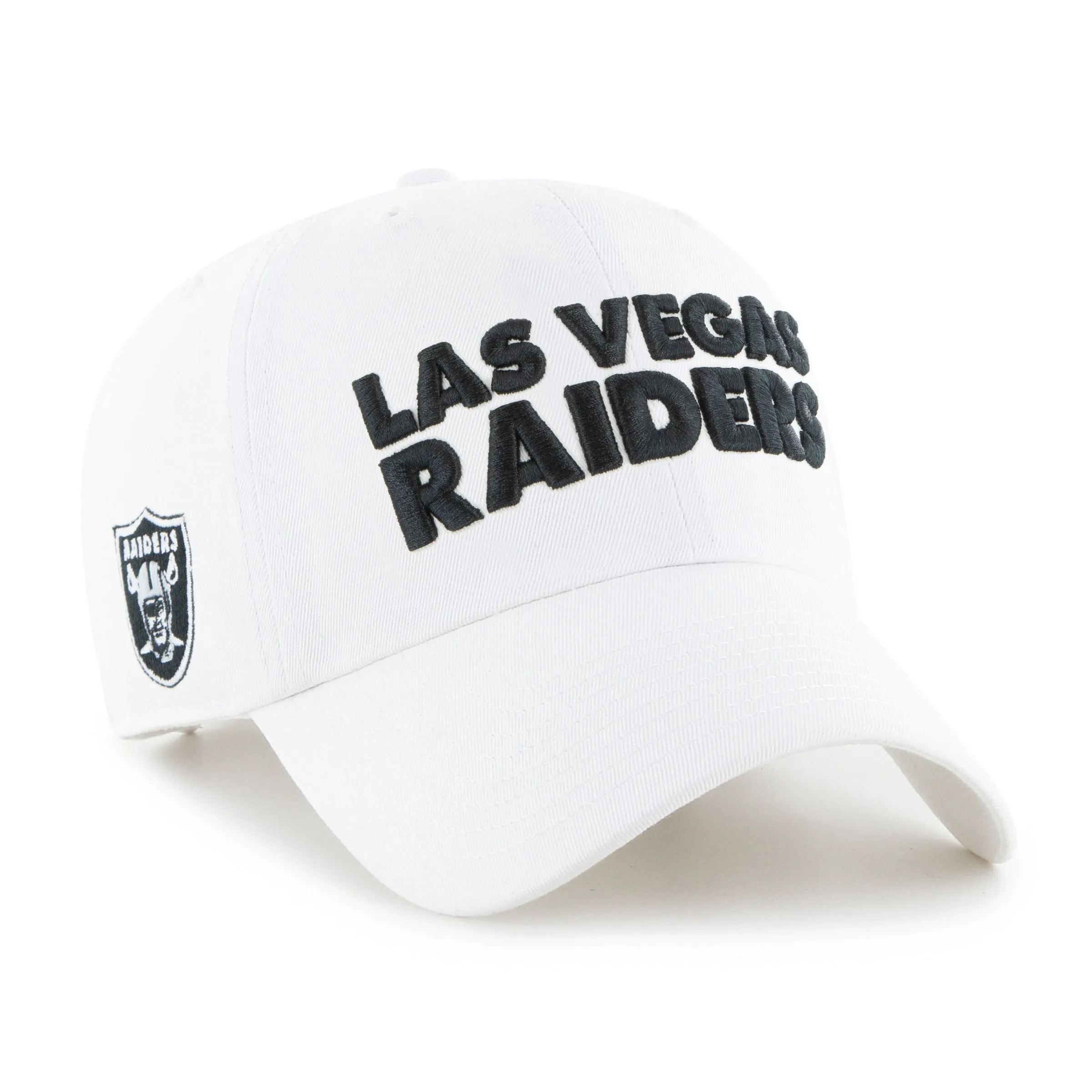 LAS VEGAS RAIDERS SCRIPT SIDE '47 CLEAN UP