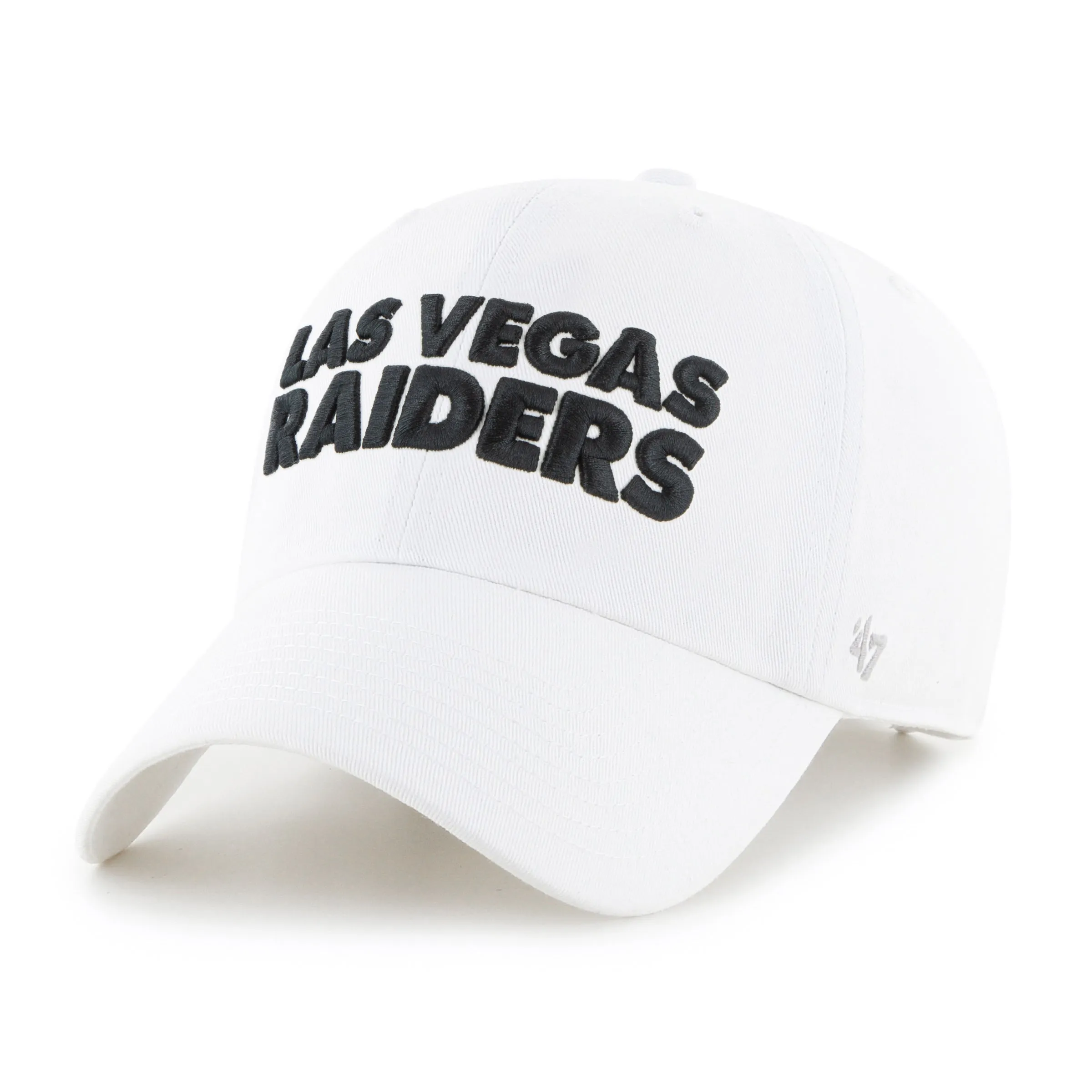 LAS VEGAS RAIDERS SCRIPT SIDE '47 CLEAN UP