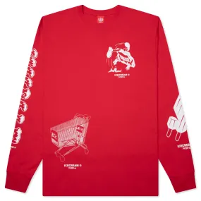 Loosie L/S Knit - True Red