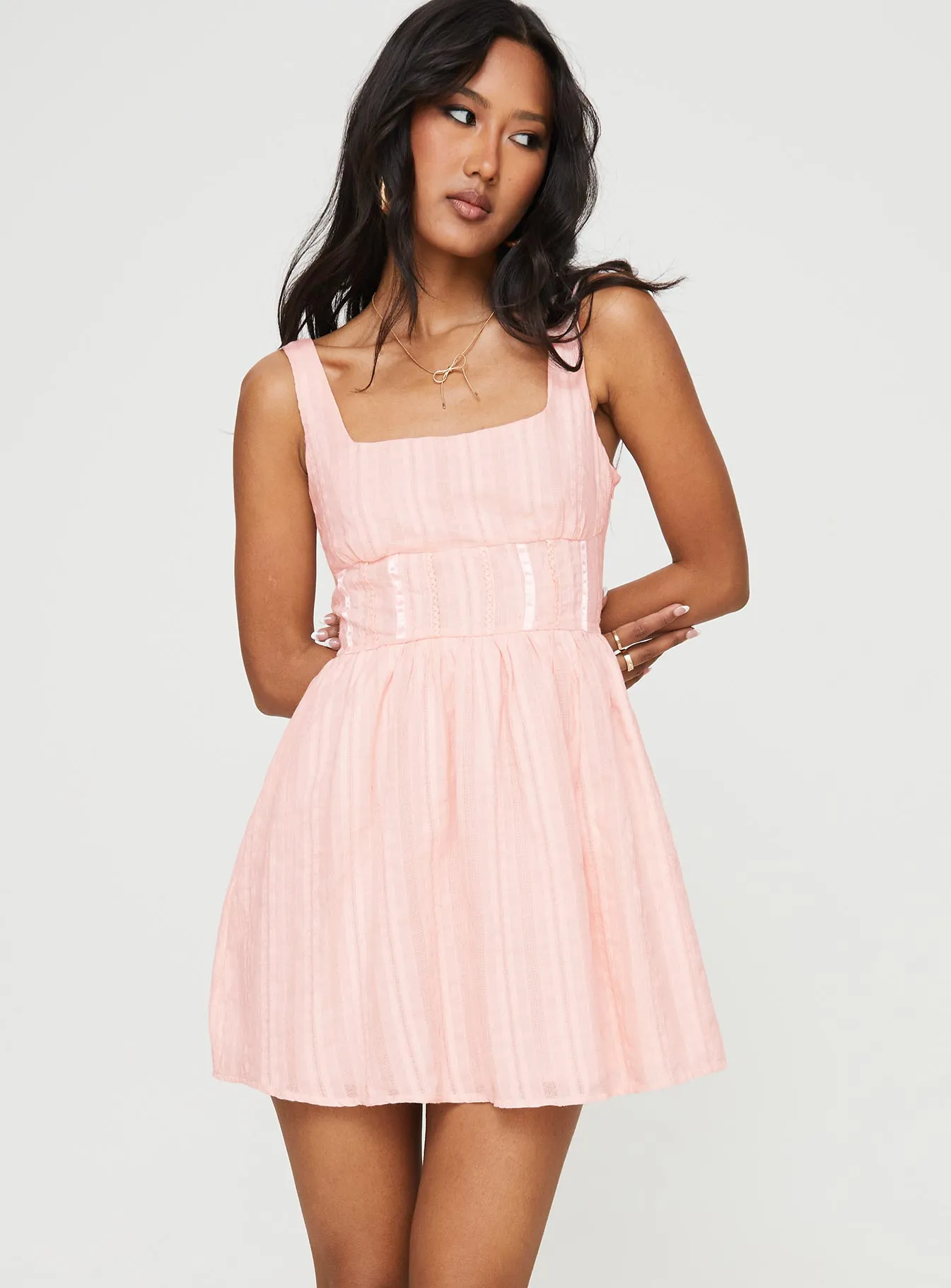 Lorinda Mini Dress Pink