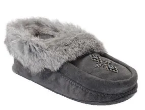 Manitobah Tipi Moccasin Charcoal