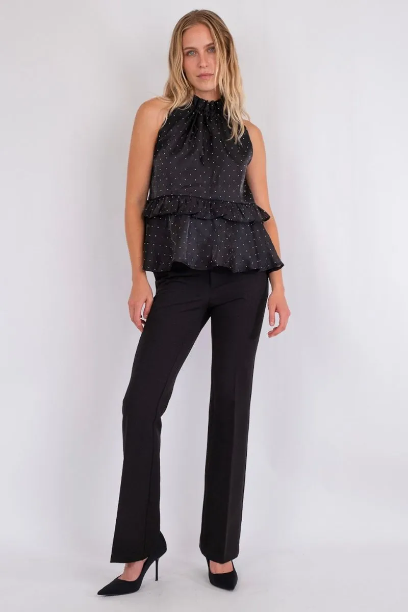 Margy Bedazzled Top 160975 | Black | Top fra Neo Noir