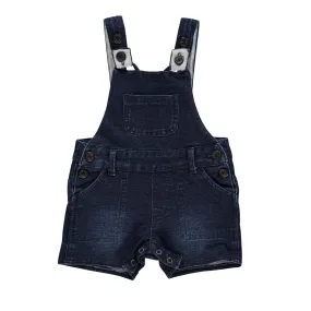 Me & Henry Jonty Denim Effect Knit Shorty Overalls