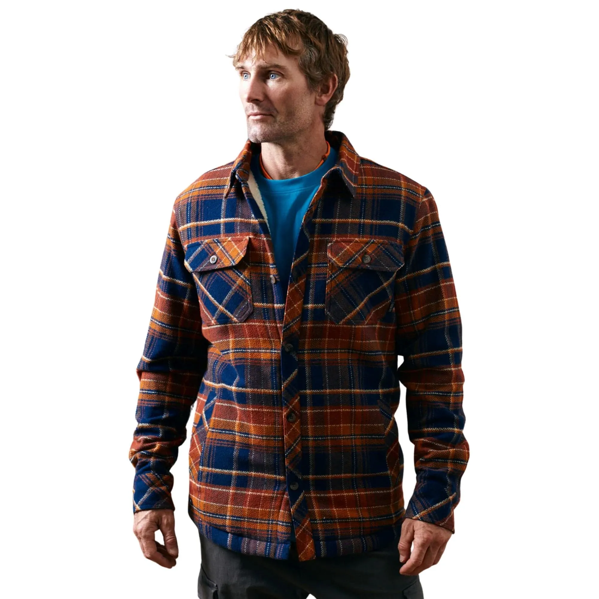 Mens Ernie Sherpa Lined Shacket