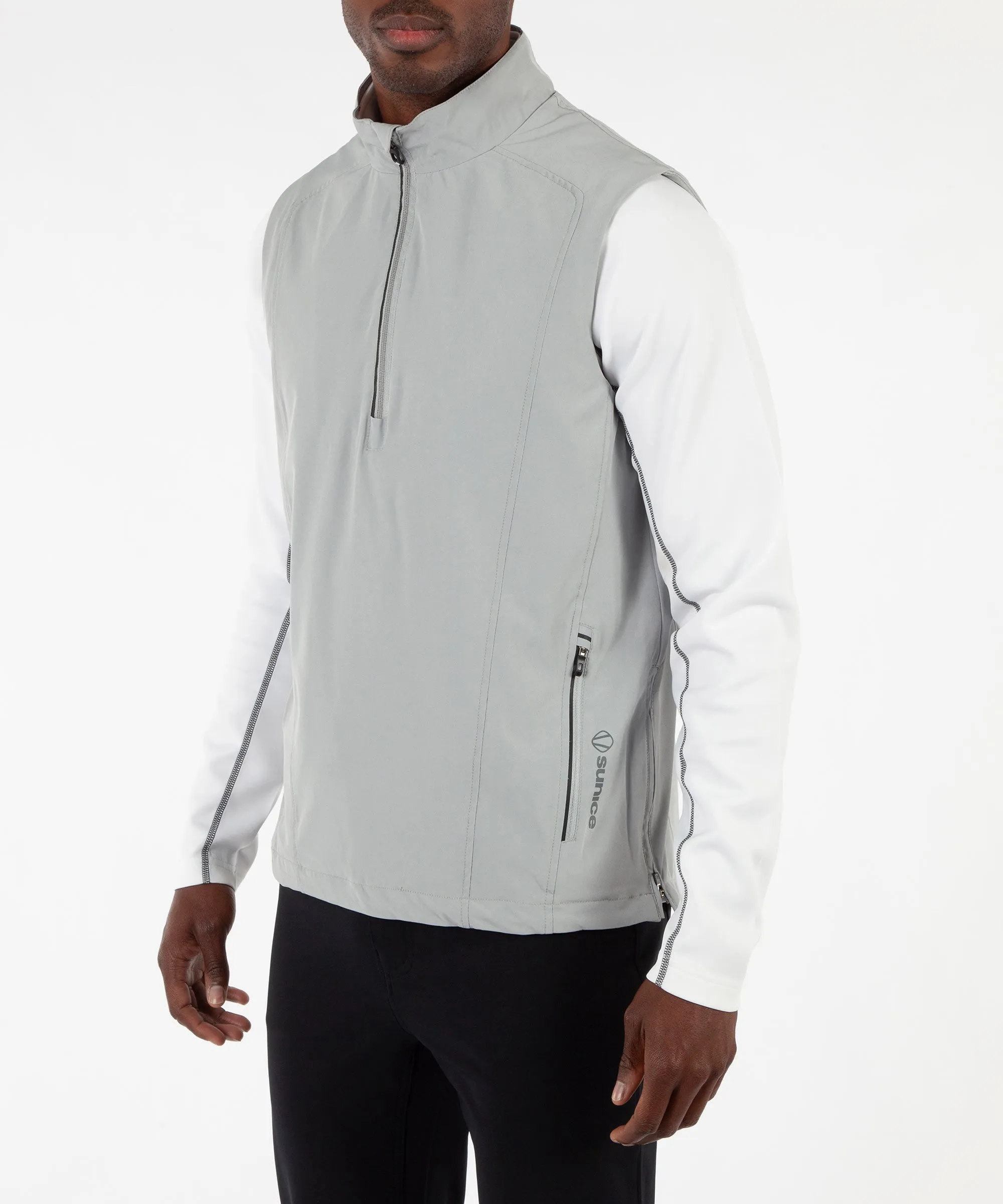 Men's Kiefer Half-Zip Lined Wind Vest