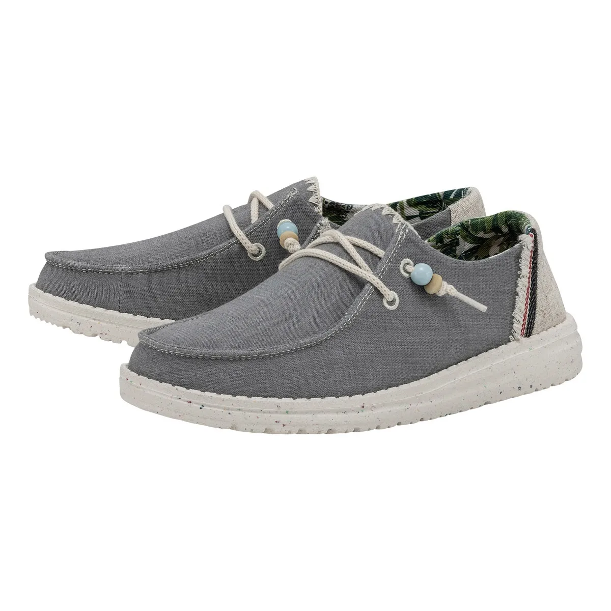 MOCASSINO HEY DUDE DONNA WENDY FRINGE W  INDIGO HD.40071/4ME