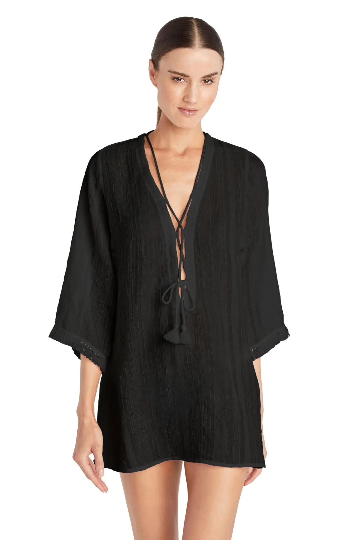 Natalie Short Fringe Tunic