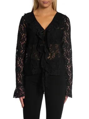 NEO NOIR BLOUSE ANIKA LACE BLACK