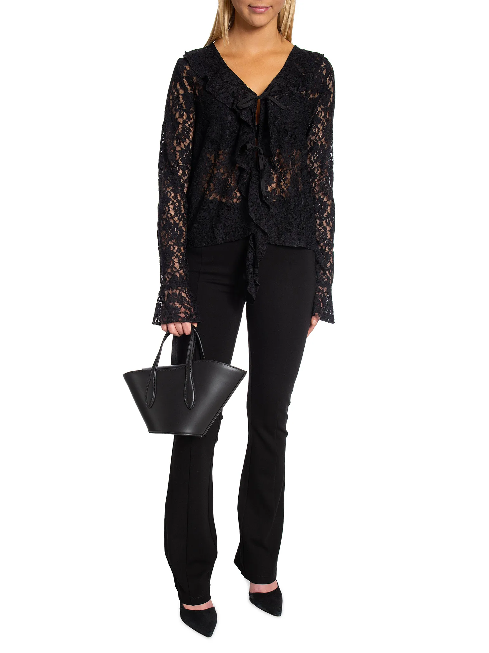 NEO NOIR BLOUSE ANIKA LACE BLACK