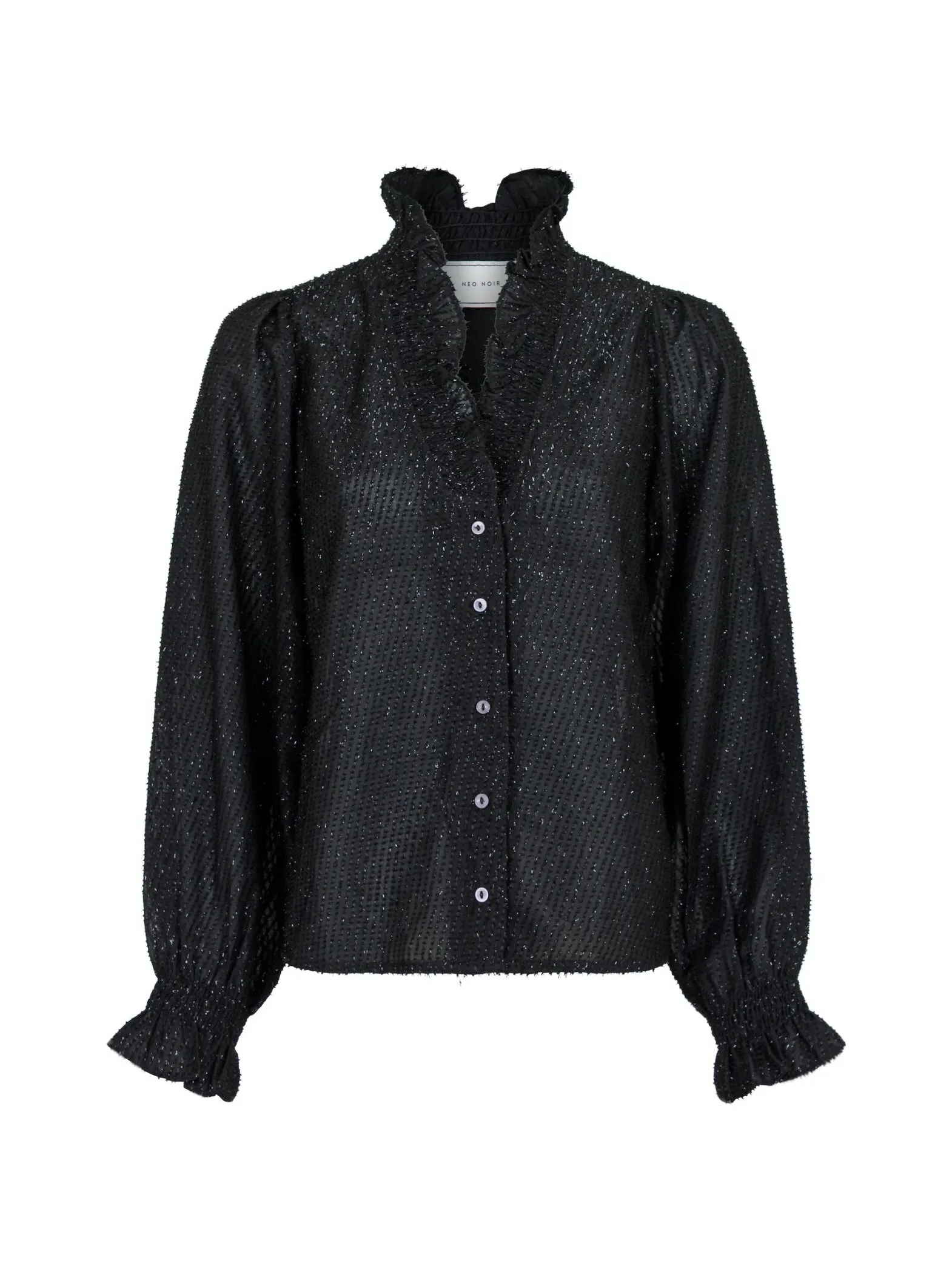 NEO NOIR BLOUSE BRIELLE GLITTER BLACK