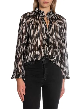 NEO NOIR BLOUSE COBIE CHEER VIBE BLOUSE BLACK