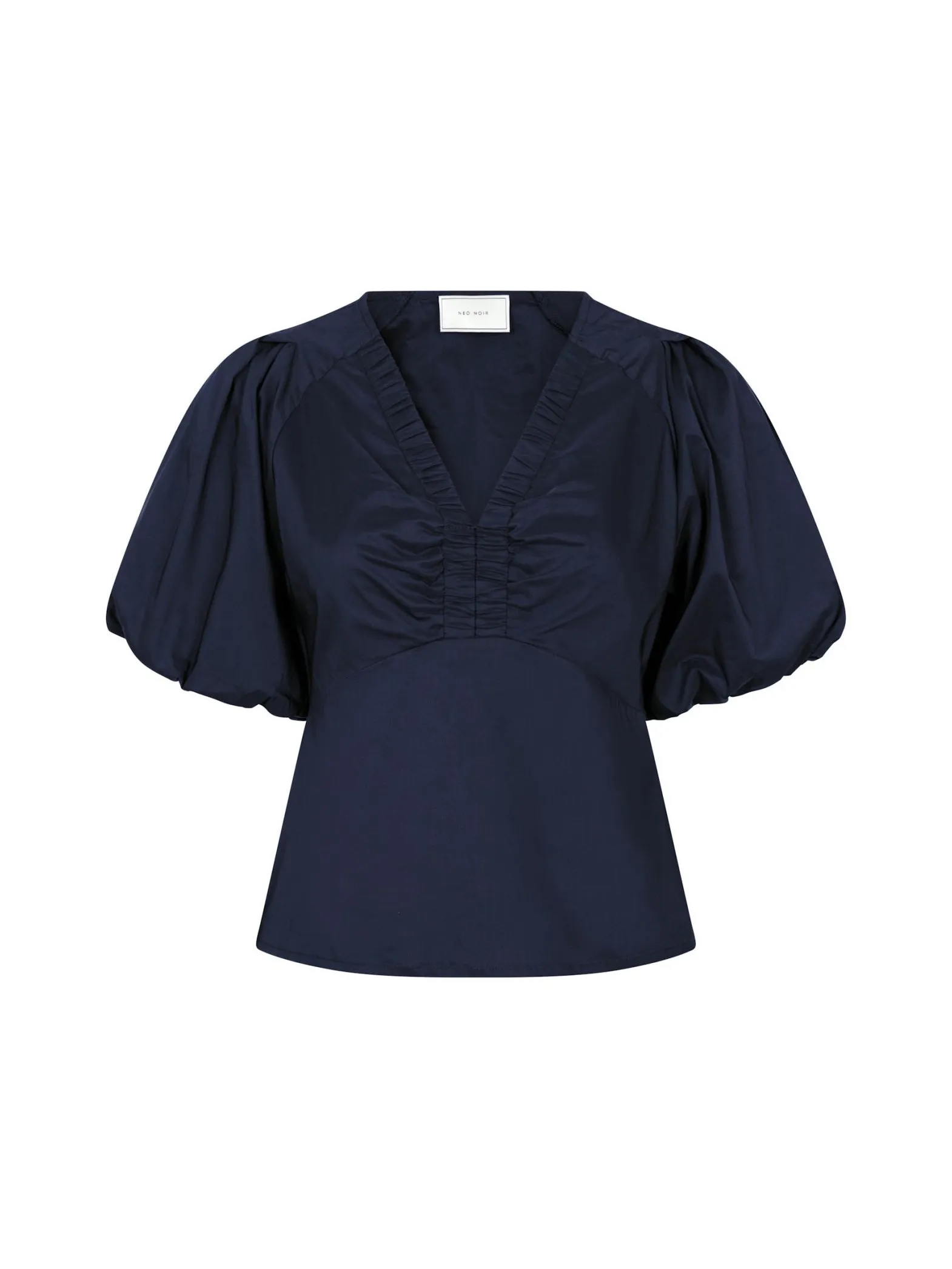 NEO NOIR BLOUSE IRINA POPLIN NAVY